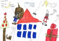 Categoría infantil. Primer premio: Baserrian, Peru Muñagorri (6 años)