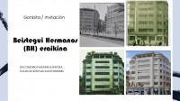 Colocación placa DOCOMOMO: Edificio Beistegui Hermano (BH), Eibar